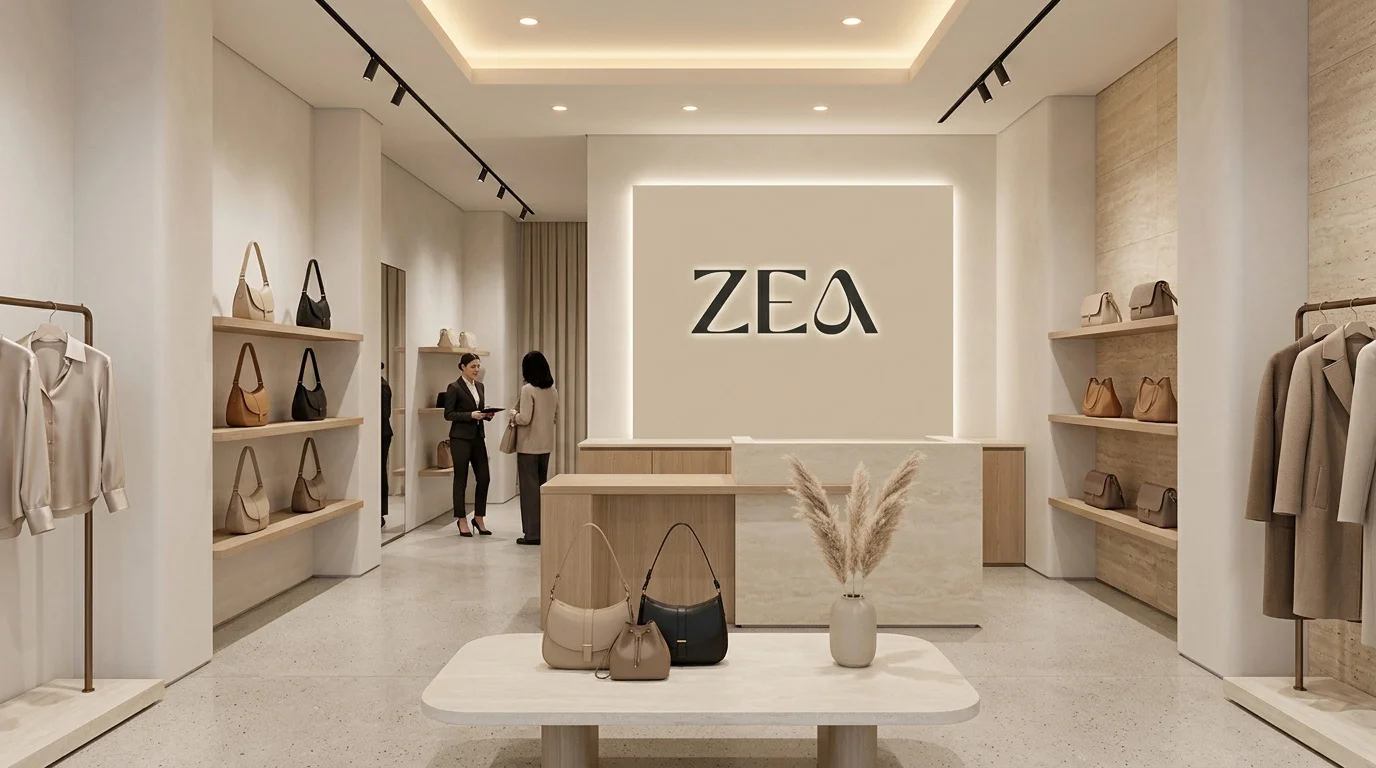 Concept rendering of a ZEA store interior
